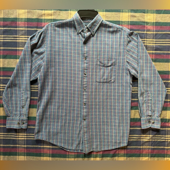 Vintage Mens Denver Hayes Button Up Longsleeve Shirt - Picture 1 of 12